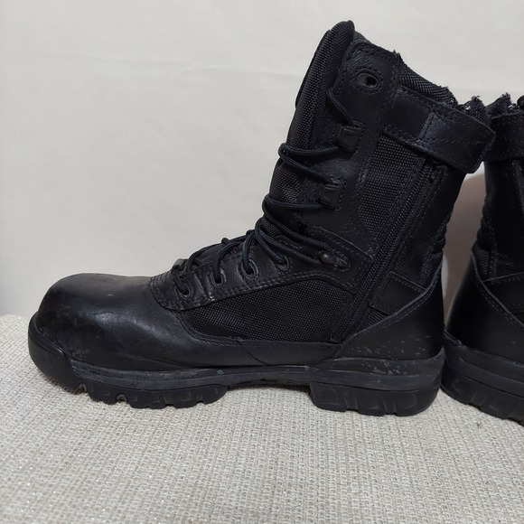 Bates E02362 8" Tactical Sport Side Zip Boot Men Sz 9 Wide Black - Picture 6 of 10
